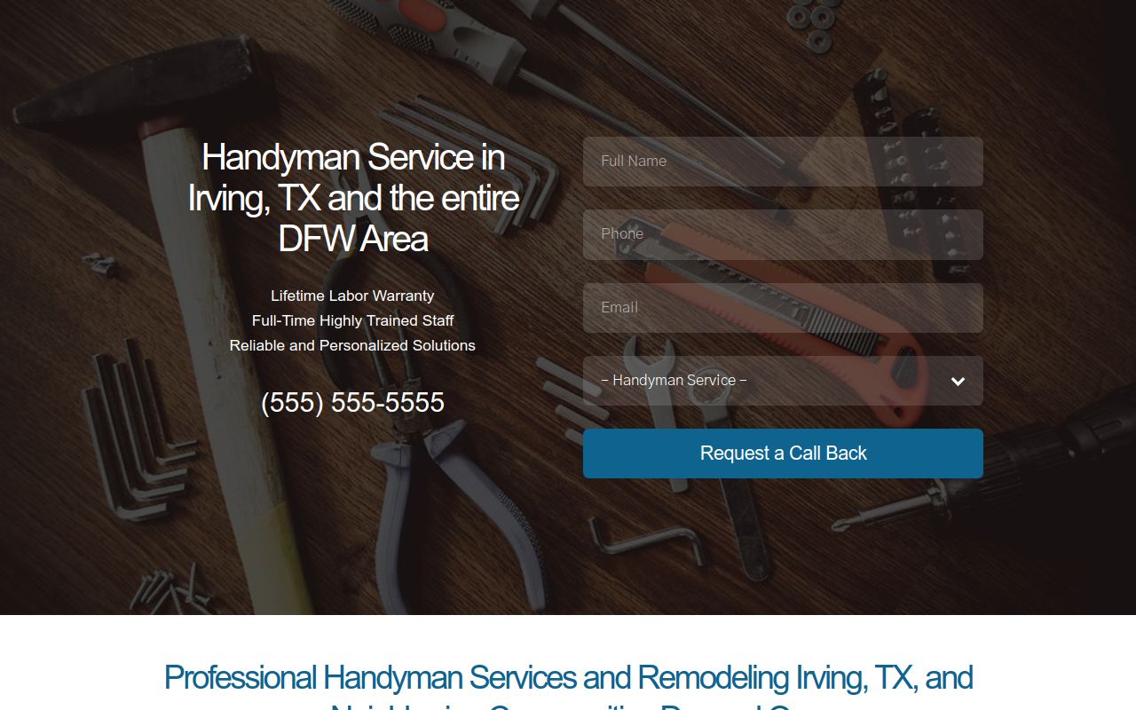 Carrd profile picture for @handyman